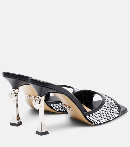 Puffy Heart Ring 95 leather mules - Mach & Mach - Modalova