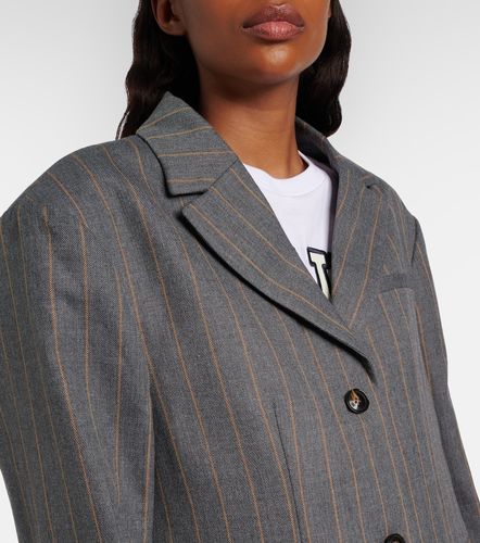 Ganni Blazer gessato - Ganni - Modalova