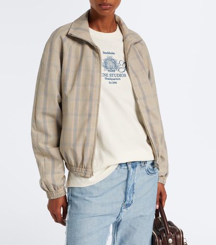 Giacca in tessuto tecnico a quadri - Acne Studios - Modalova