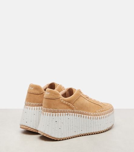 Chloe Nama suede platform sneakers - Chloe - Modalova