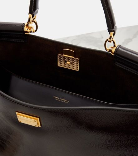 Vittoria Medium leather tote bag - Dolce&Gabbana - Modalova