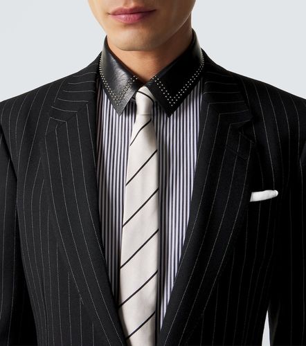 Corbata de seda en jacquard a rayas - Tom Ford - Modalova