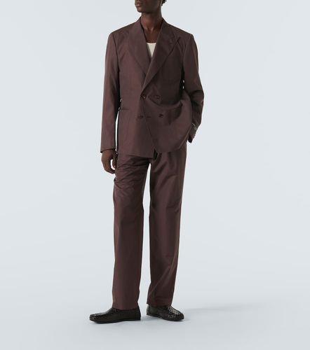 Blazer in popeline di cotone e seta - Dolce&Gabbana - Modalova
