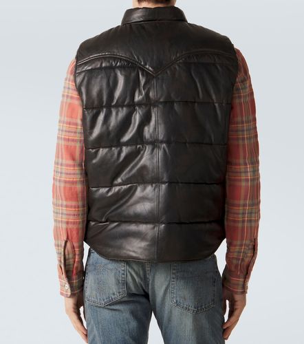Chaleco reversible acolchado de piel - RRL - Modalova