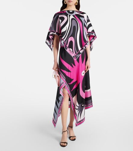 Stella asymmetric silk midi skirt - Pucci - Modalova