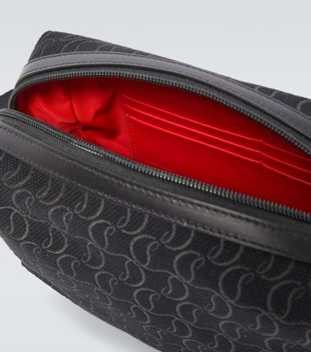Zip N Flap logo jacquard pouch - Christian Louboutin - Modalova