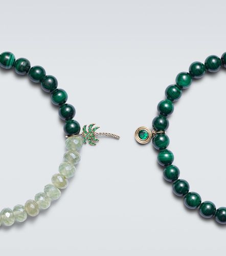 Set di 2 bracciali in 14kt con smeraldi e diamanti - Sydney Evan - Modalova
