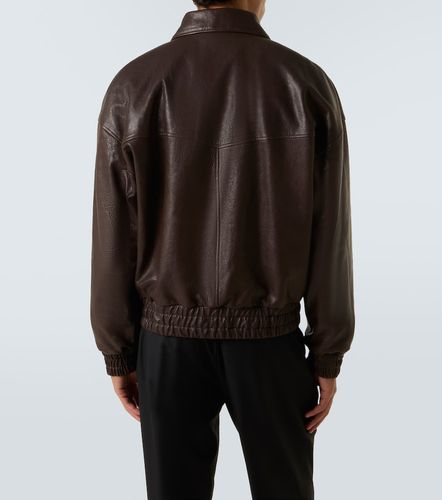 Saint Laurent Leather bomber jacket - Saint Laurent - Modalova