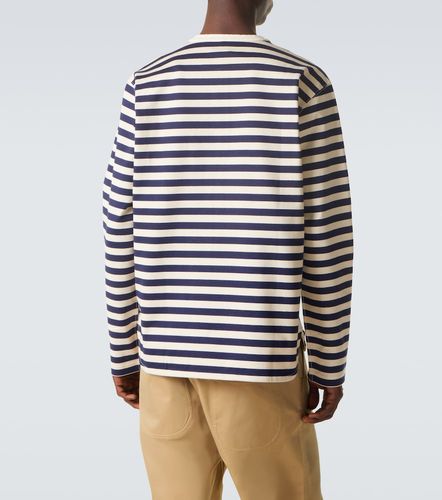 Camiseta de jersey de algodón a rayas - Junya Watanabe - Modalova