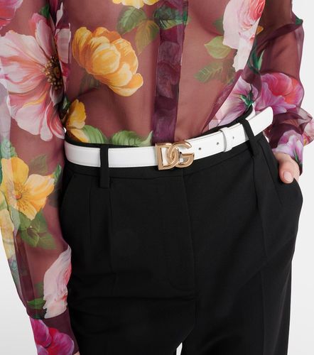 Dolce&Gabbana Cinturón DG de piel - Dolce&Gabbana - Modalova