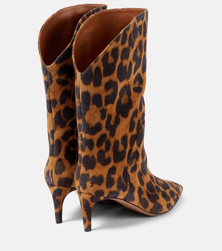 Gaia 60 leopard-print suede boots - Paris Texas - Modalova