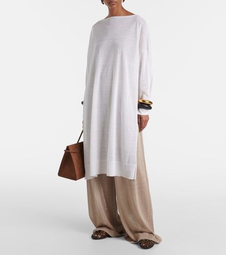 Alaïa Caftano in lino e seta - Alaia - Modalova