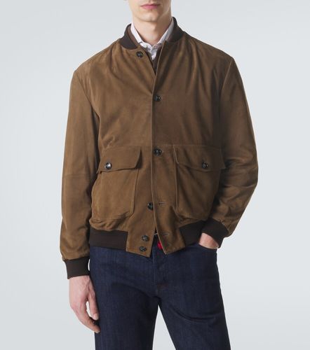 Kiton Suede bomber jacket - Kiton - Modalova