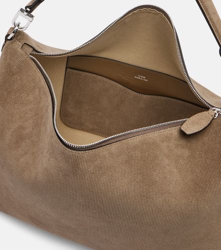 Borsa a spalla Bevel Medium in suede - Toteme - Modalova