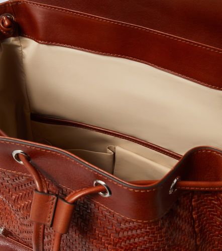 City leather backpack - Brunello Cucinelli - Modalova
