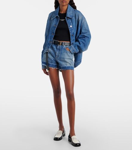 Shorts de denim de tiro medio - Givenchy - Modalova