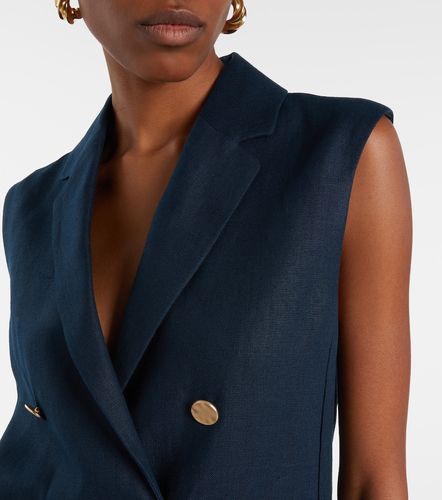 S Max Mara Bird linen vest - 'S Max Mara - Modalova