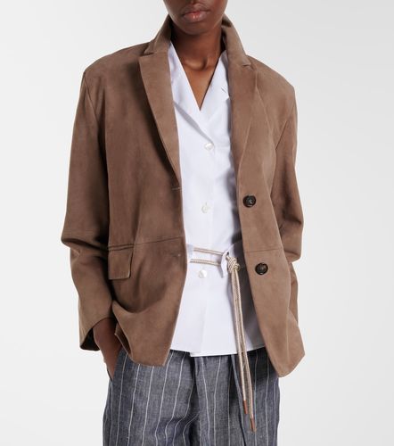 S Max Mara Giacca Anfora in suede - 'S Max Mara - Modalova