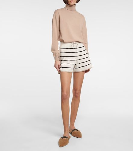 Shorts in cotone a righe - Brunello Cucinelli - Modalova