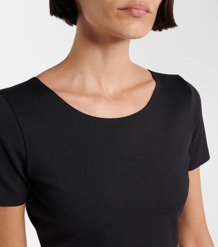 Alaïa Crop top con logo - Alaia - Modalova