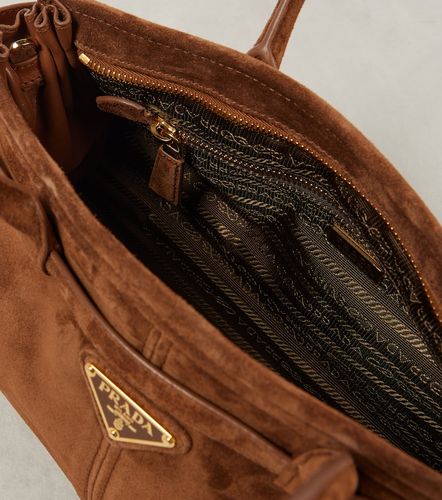 Prada Borsa Bonnie Medium in suede - Prada - Modalova