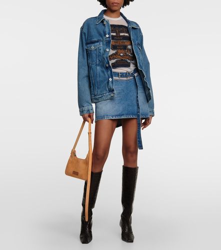 Y/Project Cut-out denim miniskirt - Y/Project - Modalova