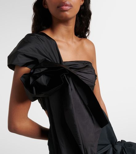 Floral-applique draped crop top - Simone Rocha - Modalova