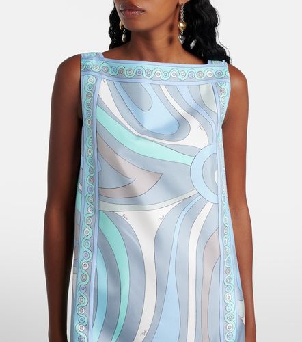 Vestido corto Marmo de sarga de seda - Pucci - Modalova