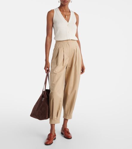 Bimba ribbed-knit cotton-blend vest - Max Mara - Modalova