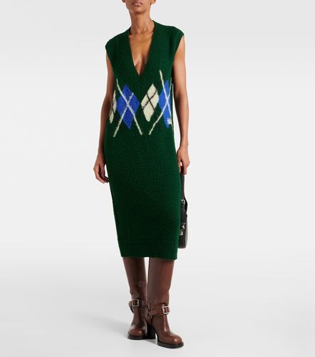 Burberry Argyle wool maxi dress - Burberry - Modalova