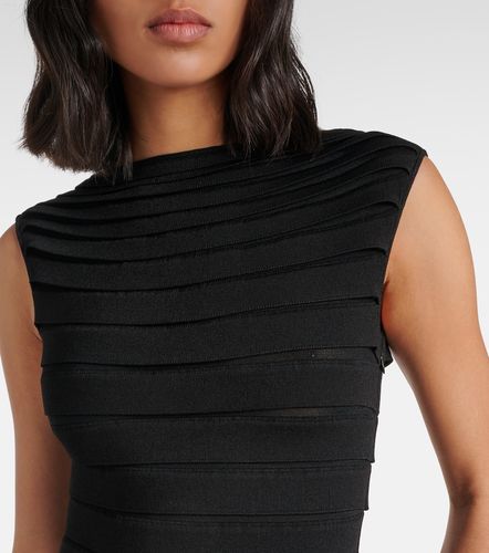 Alaïa Vestido midi a rayas - Alaia - Modalova