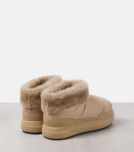 Chloé Stivaletti Polar con shearling - Chloe - Modalova