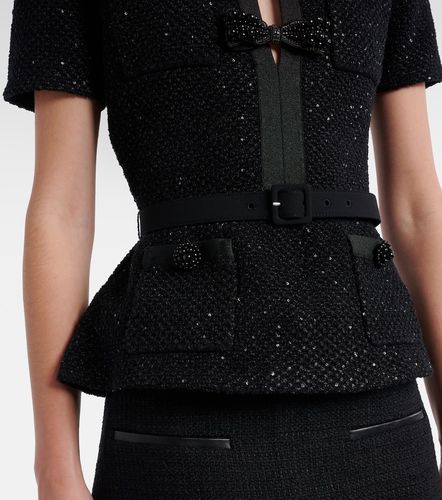 Self-Portrait Sequined knitted top - Self-Portrait - Modalova