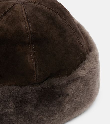 Cappello Toki in suede e shearling - Nour Hammour - Modalova