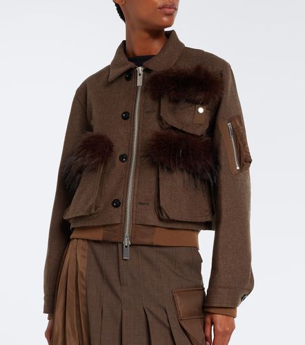 Sacai Wool blouson jacket - Sacai - Modalova