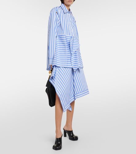 Camicia peplum in cotone a righe - JW Anderson - Modalova