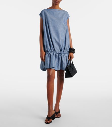 Alaïa Abito corto in cotone e lino - Alaia - Modalova