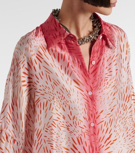 Camisa de seda estampada - Dries Van Noten - Modalova