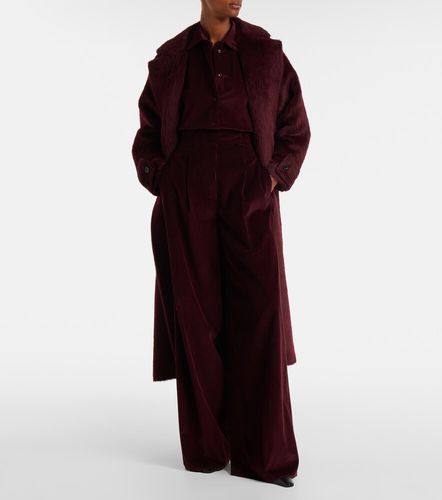 Pantaloni a gamba larga in velluto a coste - Max Mara - Modalova