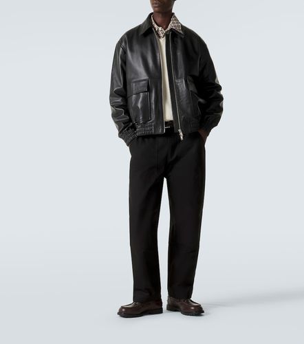 Piston leather blouson jacket - Studio Nicholson - Modalova