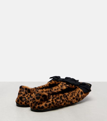 Bailarinas de pelo de becerro estampadas - Prada - Modalova
