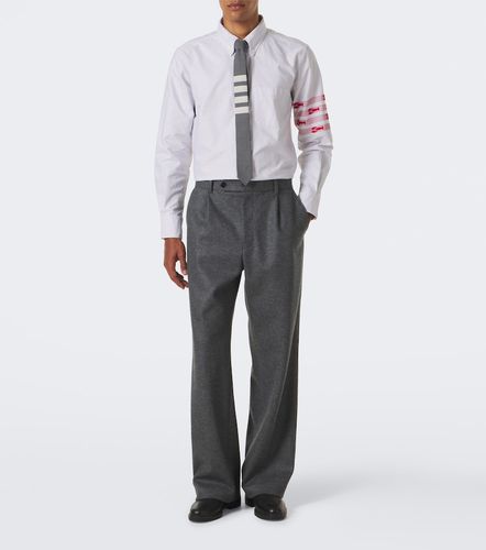 Camisa oxford de algodón con 4-Bar - Thom Browne - Modalova