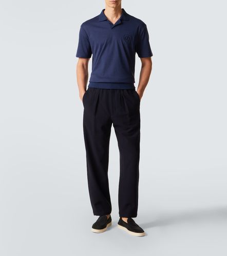 Polo de jersey de algodón - Giorgio Armani - Modalova