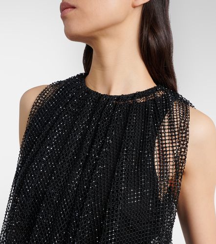 Embellished mesh and jersey top - Sportmax - Modalova