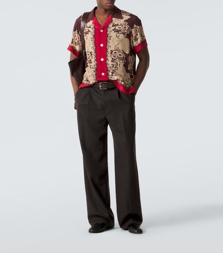 Bode Printed silk bowling shirt - Bode - Modalova