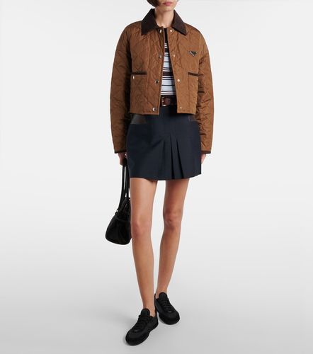 Re-Nylon quilted cropped jacket - Prada - Modalova