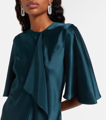 Naiara draped silk satin top - Roksanda - Modalova