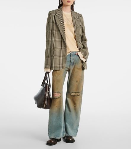 Jeans anchos 2021F de tiro medio con efecto desgastado - Acne Studios - Modalova
