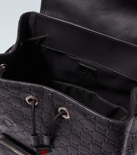Gucci GG Medium leather backpack - Gucci - Modalova