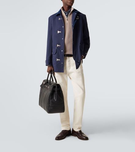 Jersey de algodón con cremallera parcial - Brunello Cucinelli - Modalova